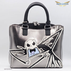 Loungefly Disney The Nightmare Before Christmas Metallic Jack Skellington Bag